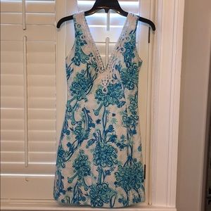 LILLY PULITZER BLUE PEACOCK DRESS